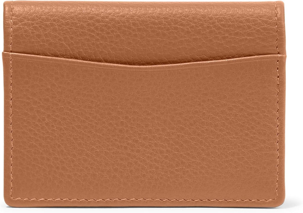 Leather Slim Case with 4 Slots & Center Pocket for s, & IDs - Image 5