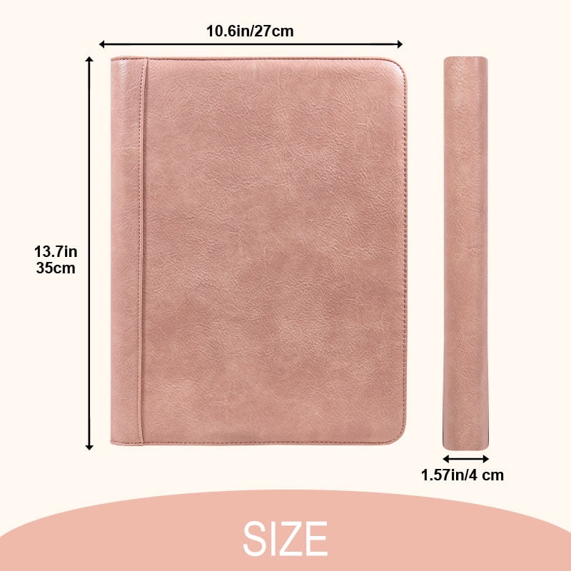 padfolio,Women's Folder, Business Folder, Phone Pocket, Best Gift/Present for Women,Storage Pockets for Papers, Trave... - Image 3