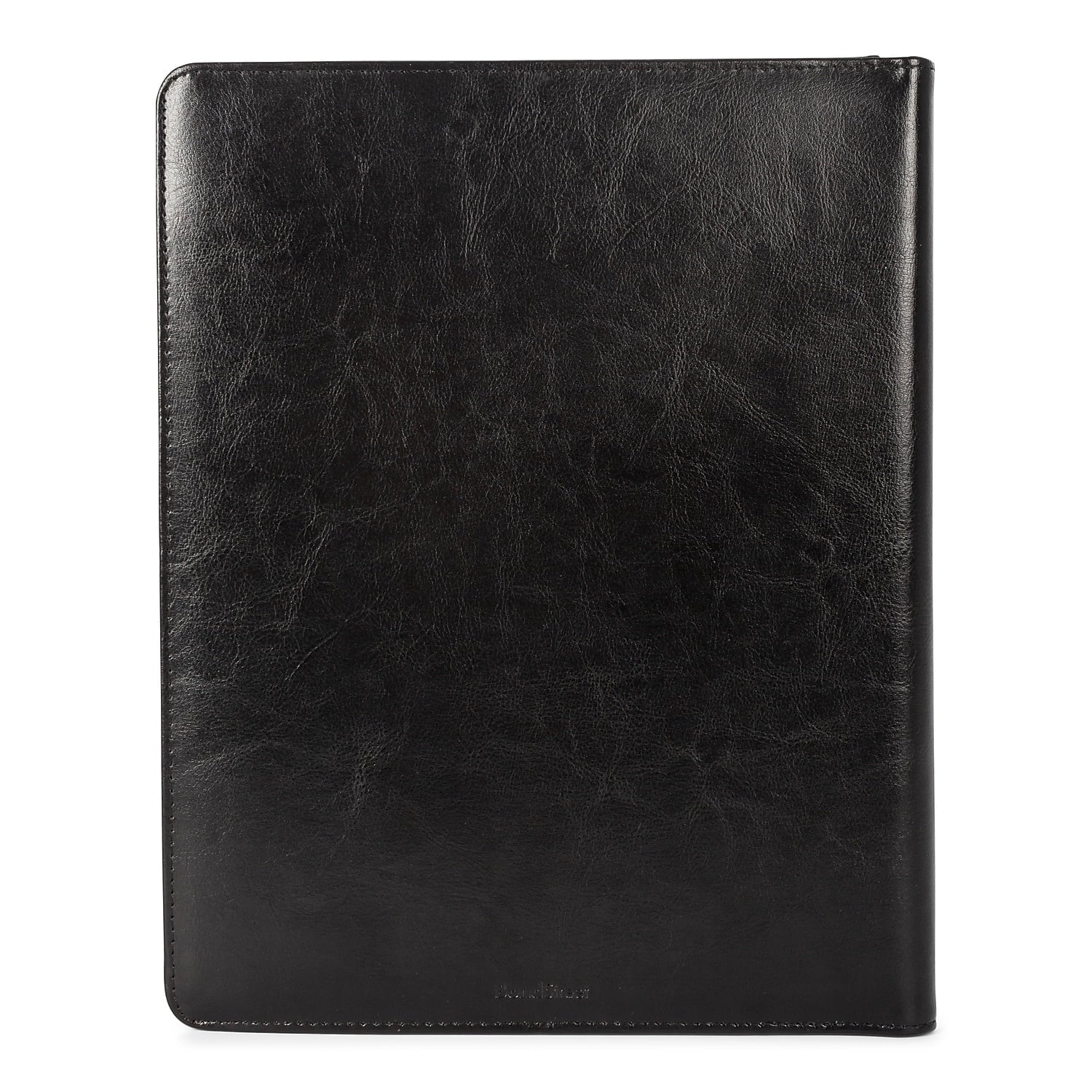 Stebco -BLACK Leather Padfolio, Writing Pad, Black - Image 2