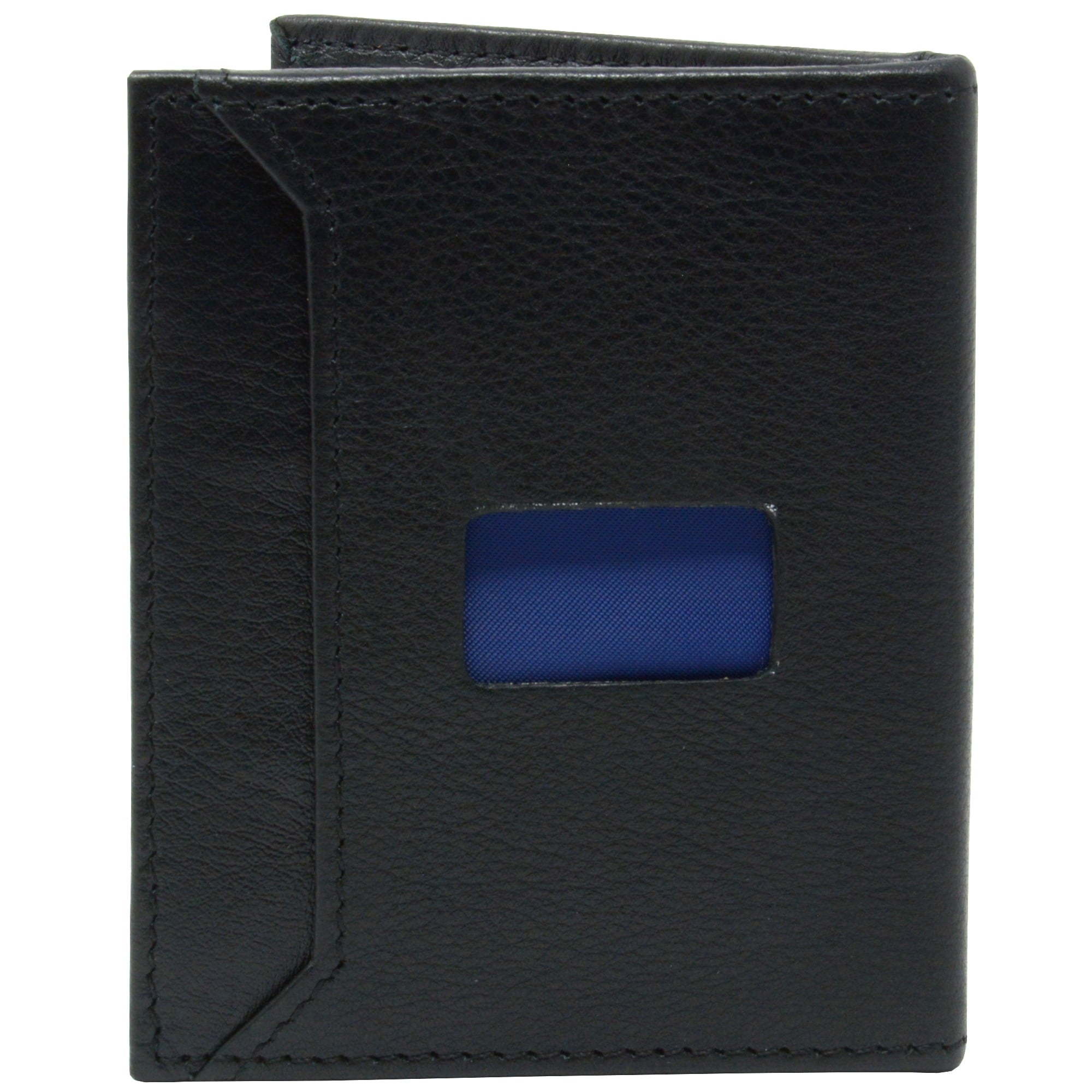 Men RFID Leather Wallet Slim Front Pocket Wallet Business Card Case - Image 3