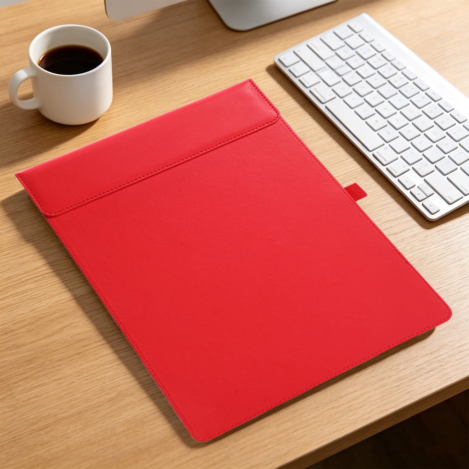 1Pc PU Leather Folder, Faux Leather Portfolio Folder Binder, Business Padfolio Folder, Professional Business Portfoli... - Image 5
