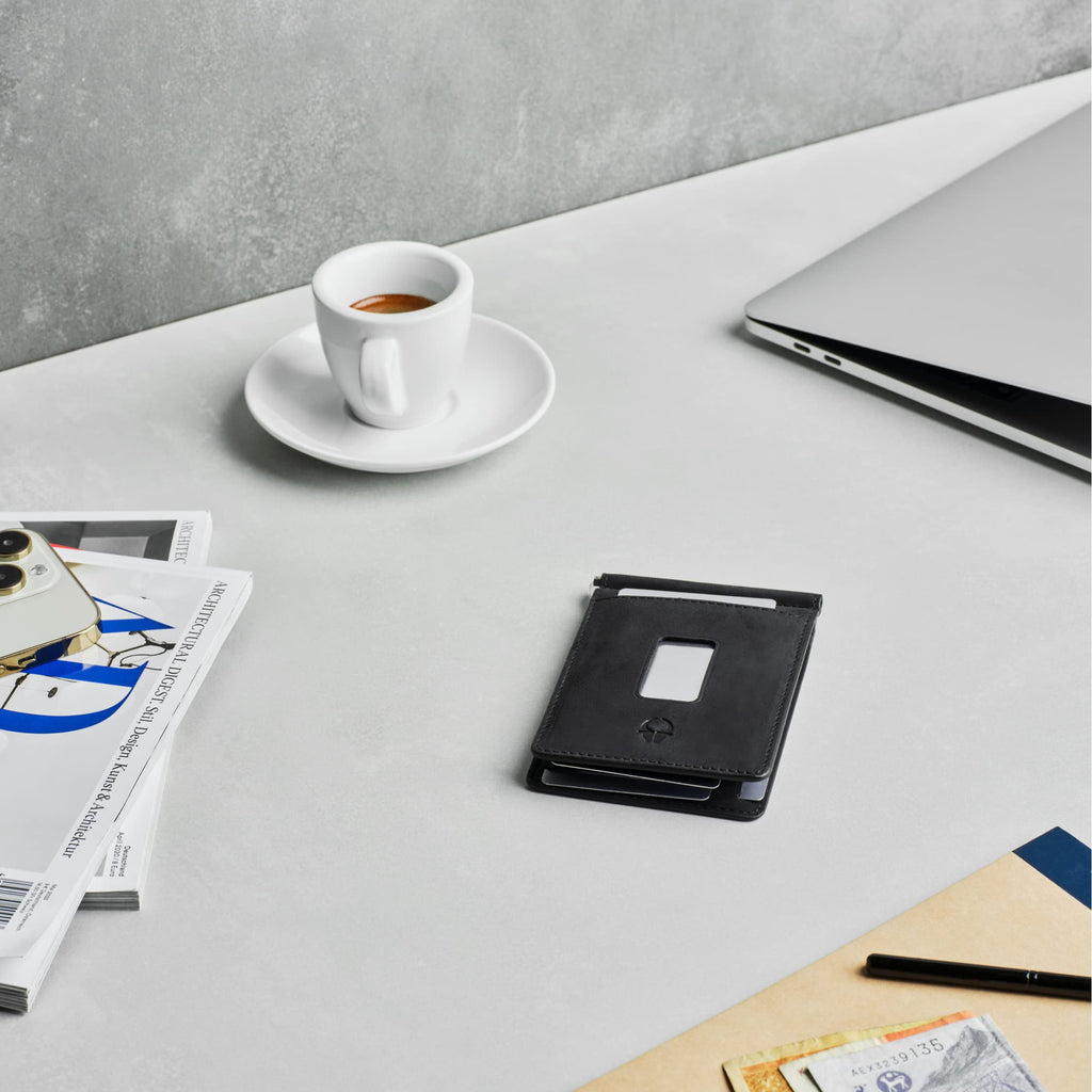 Slim Leather Wallet - Minimalist Bifold Wallet for Men - RFID Blocking Protection Money & Card Holder - Durable & Functional Front Pocket Wa - Image 6