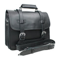 16 3-tier Pro Leather Briefcase L63.BLK
