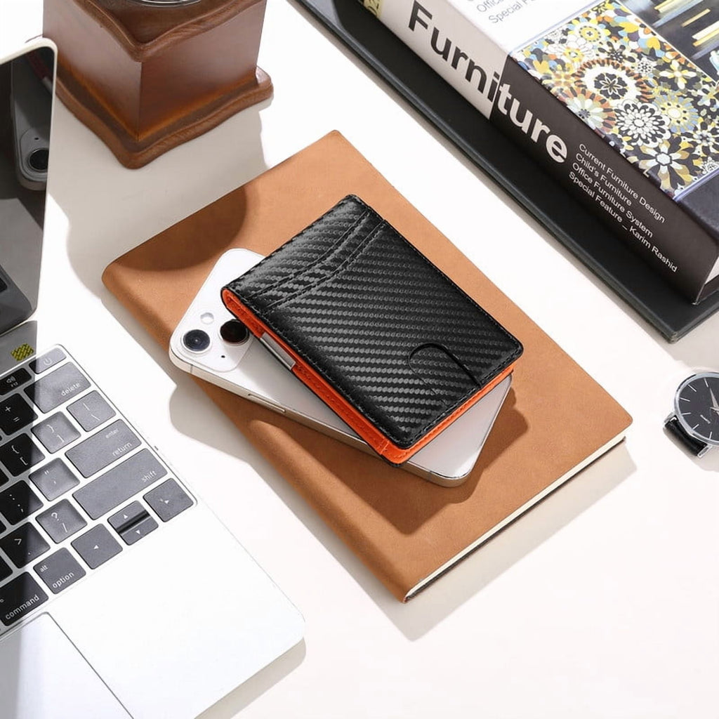 Wallet for Men Bifold RFID Blocking Front Pockets Wallet Credit Card Holder Minimalist Leather Money Clip Mens Wallet... - Image 3