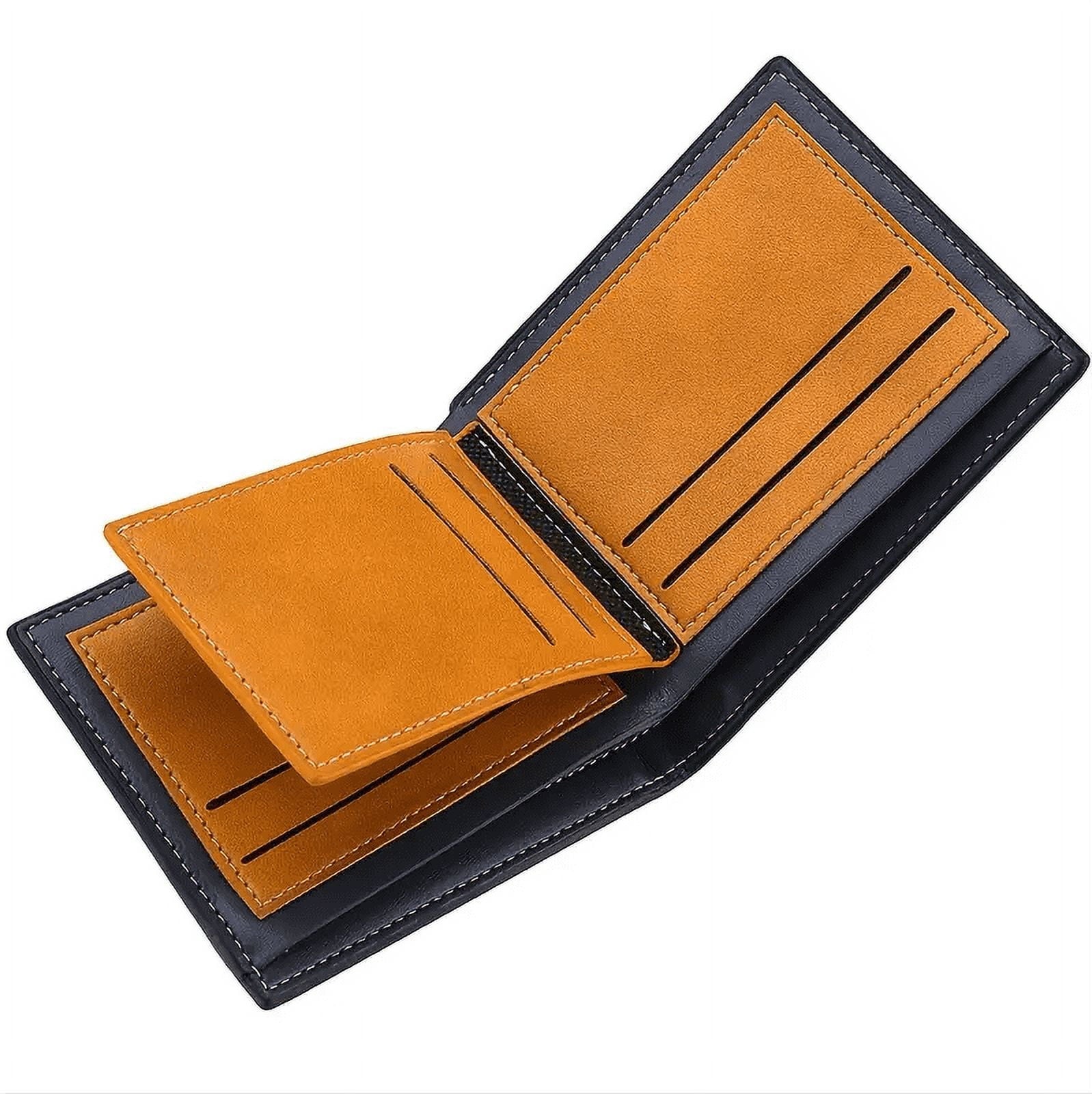 Buck/Deer Hunting Wallet for Men, Leather RFID Blocking Credit Card Holder, Mens Bifold Wallet - Image 3