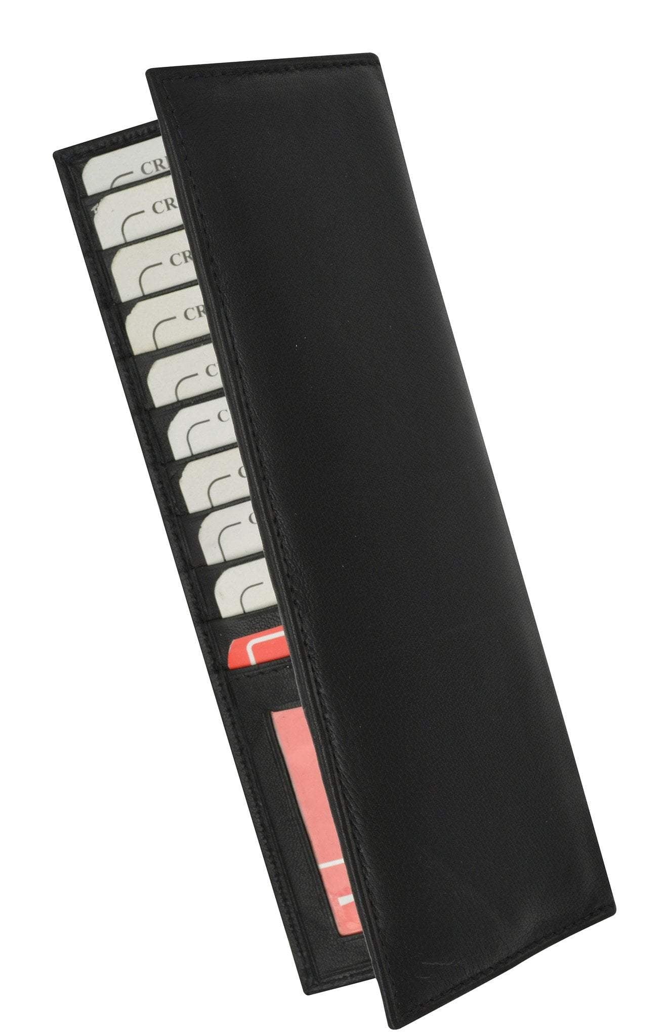 Slim Tall Genuine Leather Multi Credit Card ID Holder 528 - Image 4