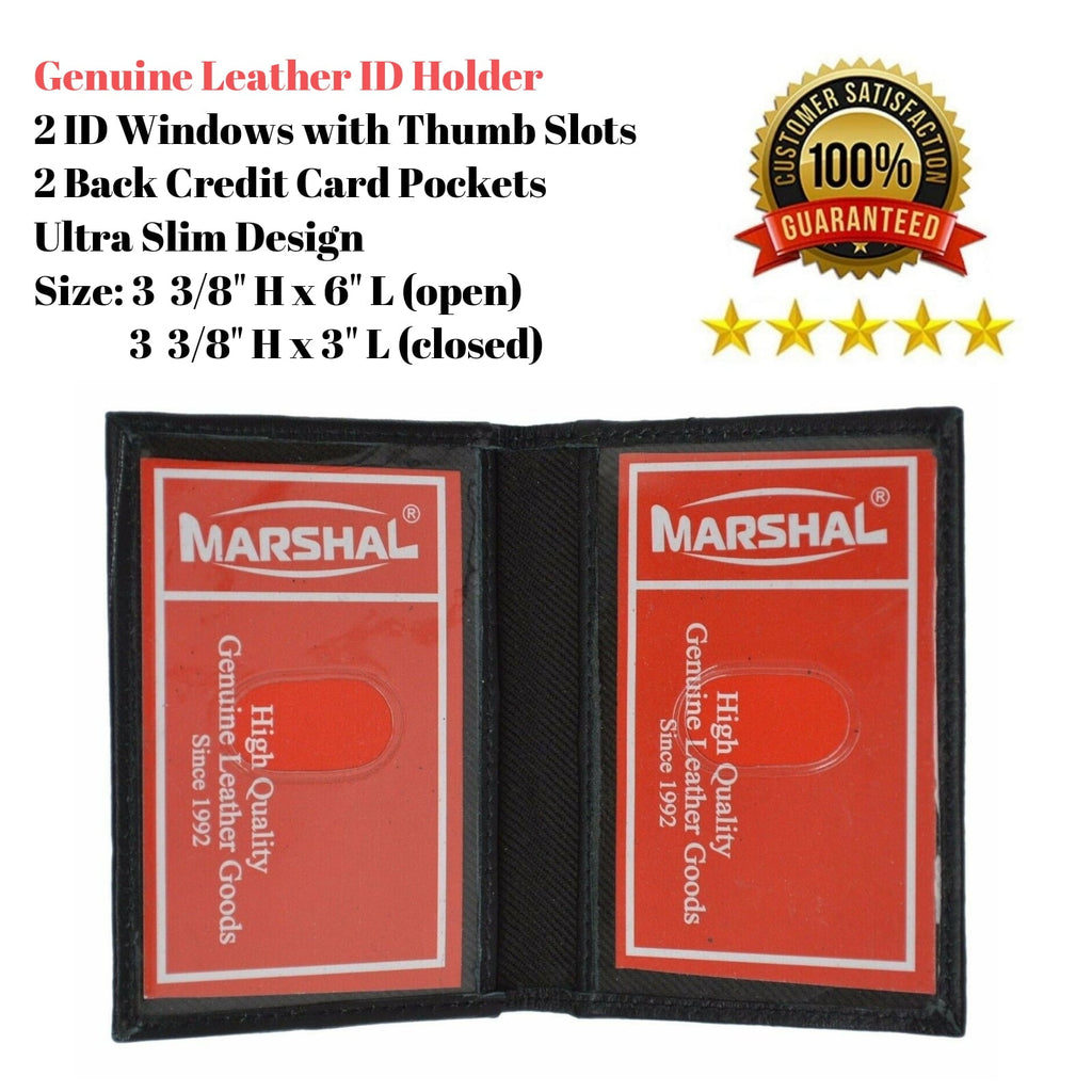 Slim Thin Leather Credit Card ID Mini Wallet Holder Bifold Drivers License Safe 1515 (C) - Image 2