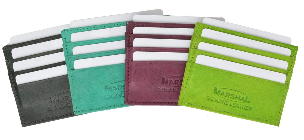 Genuine Leather Slim Thin Credit Card Holder 170 CF (C) - Image 2