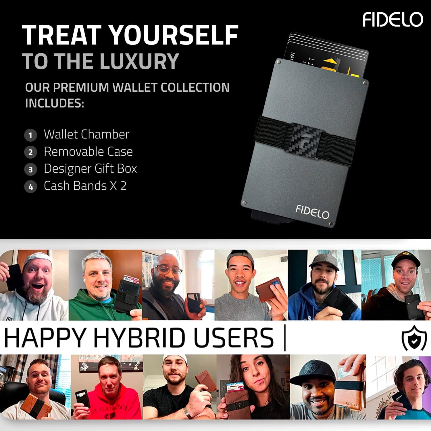 Minimalist Wallet for Men - Slim Credit Card Holder RFID Mens - Image 5
