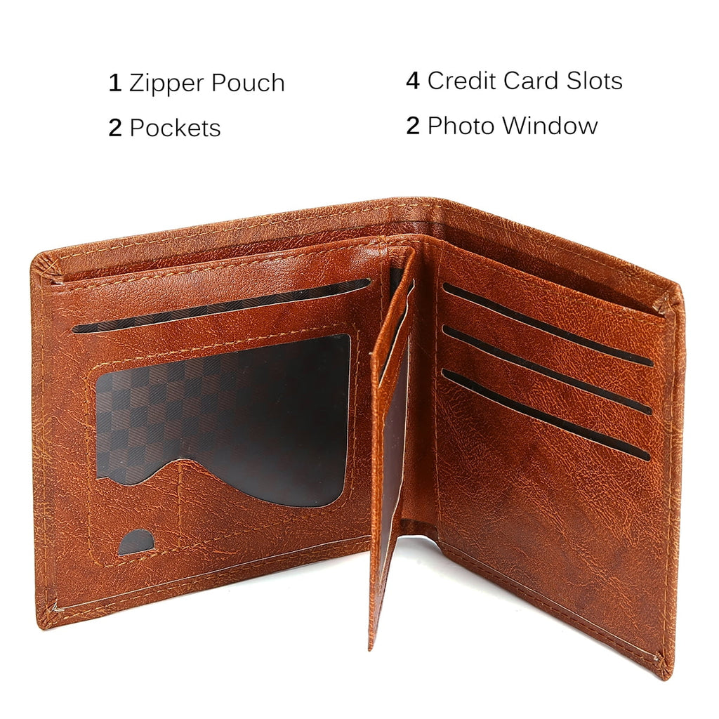 Men's Bifold Wallet High-Quality PU leather - Image 5