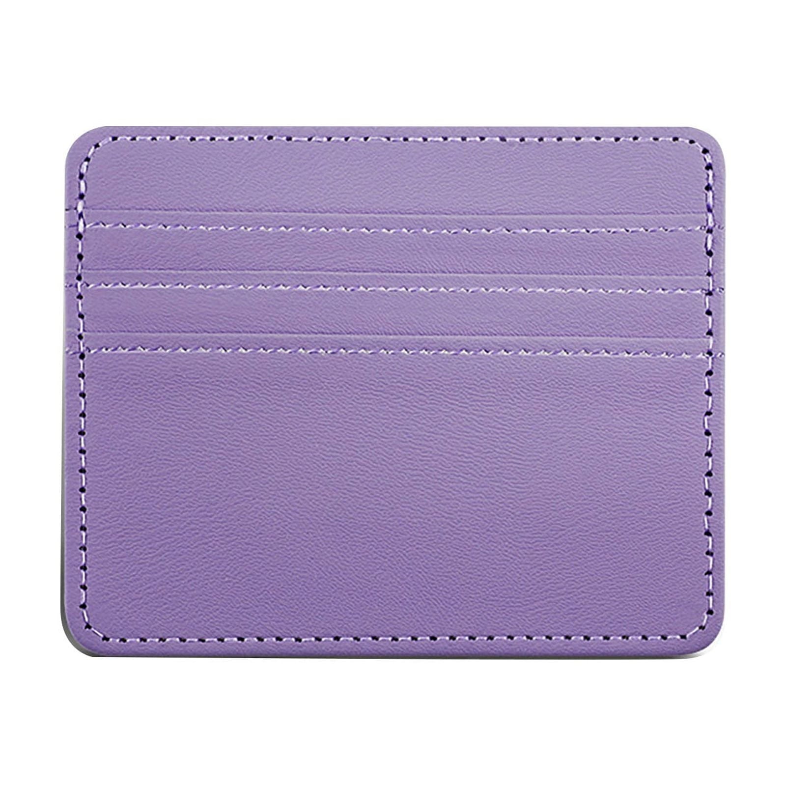 Slim Rfid Leather Credit Card Holder Minimalist Front Pocket Wallet for Men Women Travel Gift - Image 2