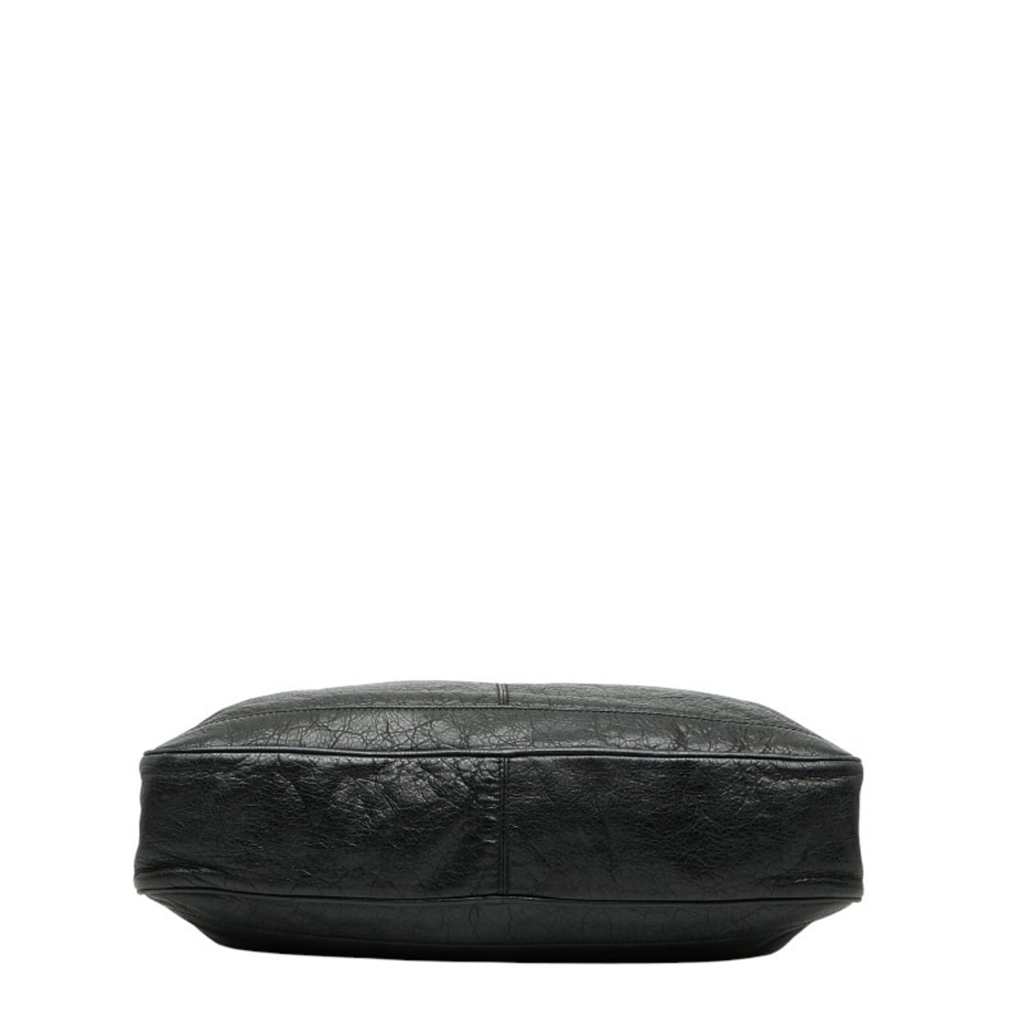Pre-Owned Briefcase/Shoulder Bag, 2-Way, Black Leather, Men's, (Good) - Image 3