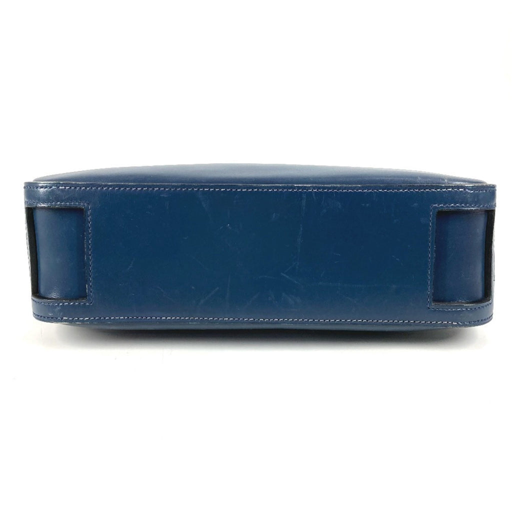 Pre-Owned Vintage Escapada Briefcase Handbag Document Bag Business Leather Men's Navy - Image 5