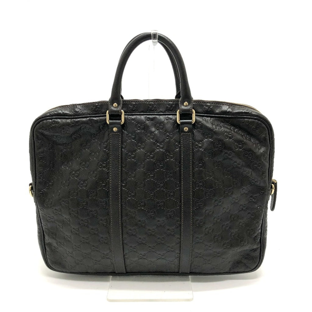 Pre-Owned 201480 Shima Line Handbag/Business Bag/Briefcase Leather Men's Brown (Good) - Image 2