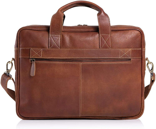 18-Inch Laptop Messenger Bag Trolley-Compatible Briefcase for Men and Women with Zippers and Multiple Compartments - Image 2