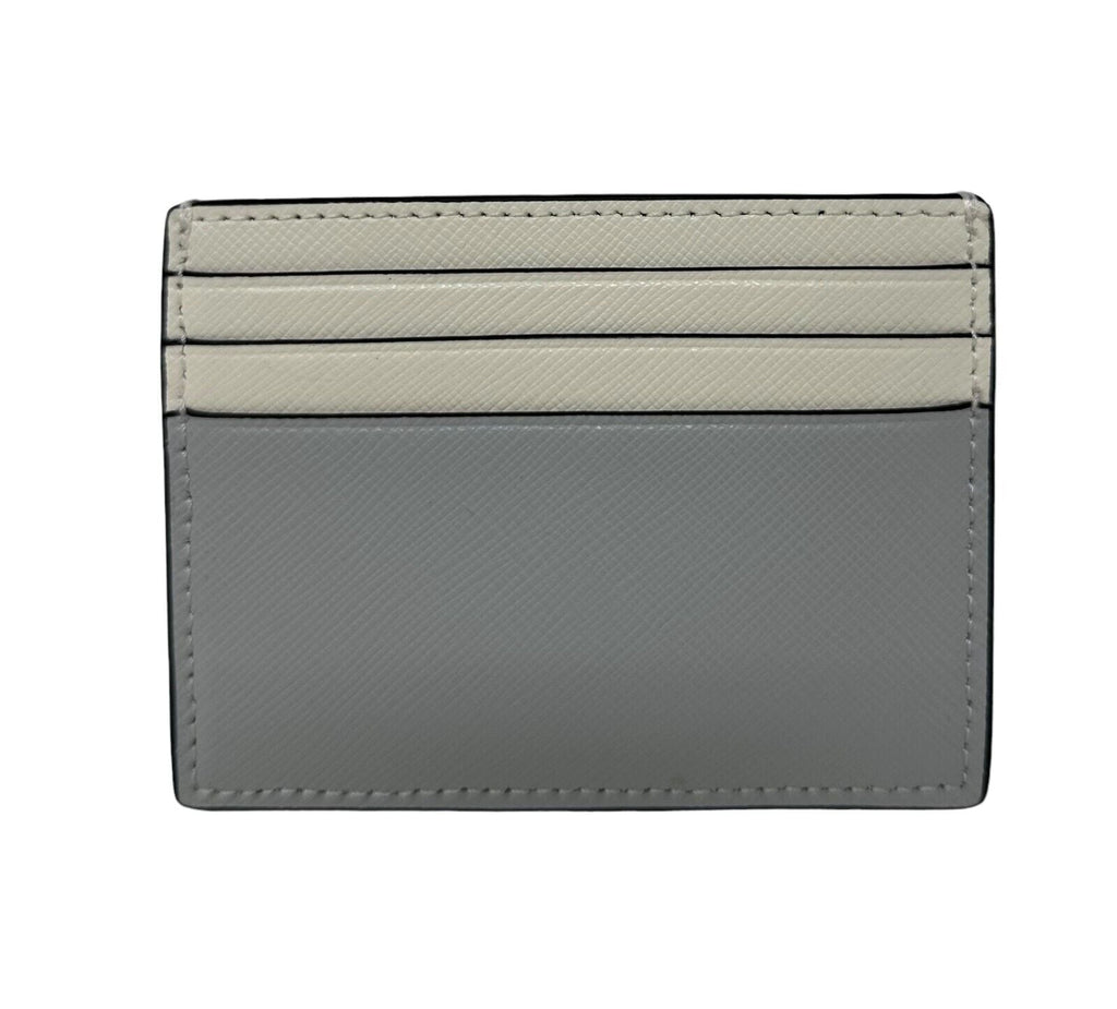 Kate Spade Madison Small Slim Card Holder Grey Saffiano Leather Wallet - Image 3
