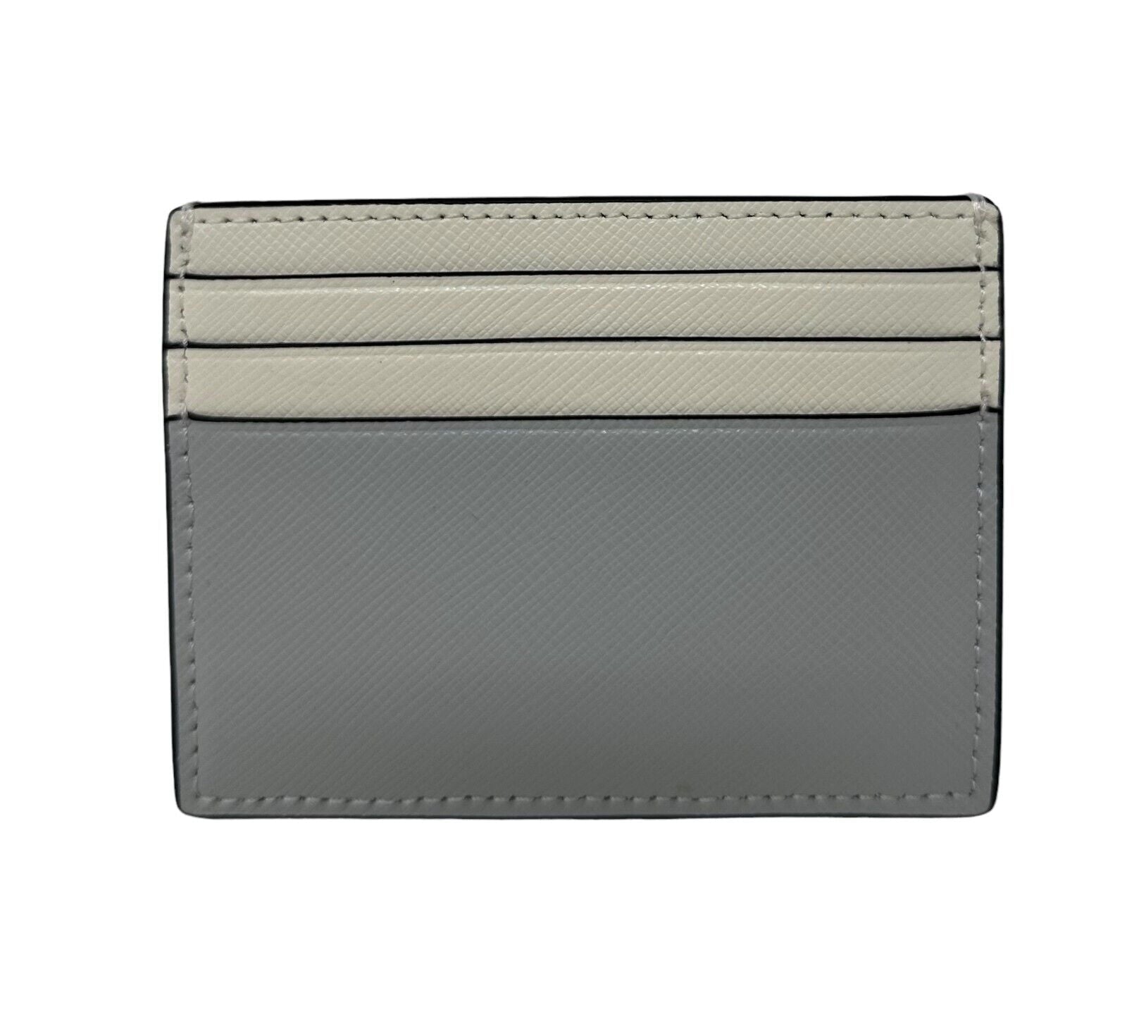 Kate Spade Madison Small Slim Card Holder Grey Saffiano Leather Wallet - Image 3
