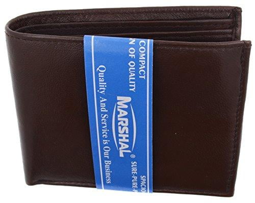 Bifold Men's Genuine Leather Center Flap Multi Card Holder Wallet NEW - Image 6