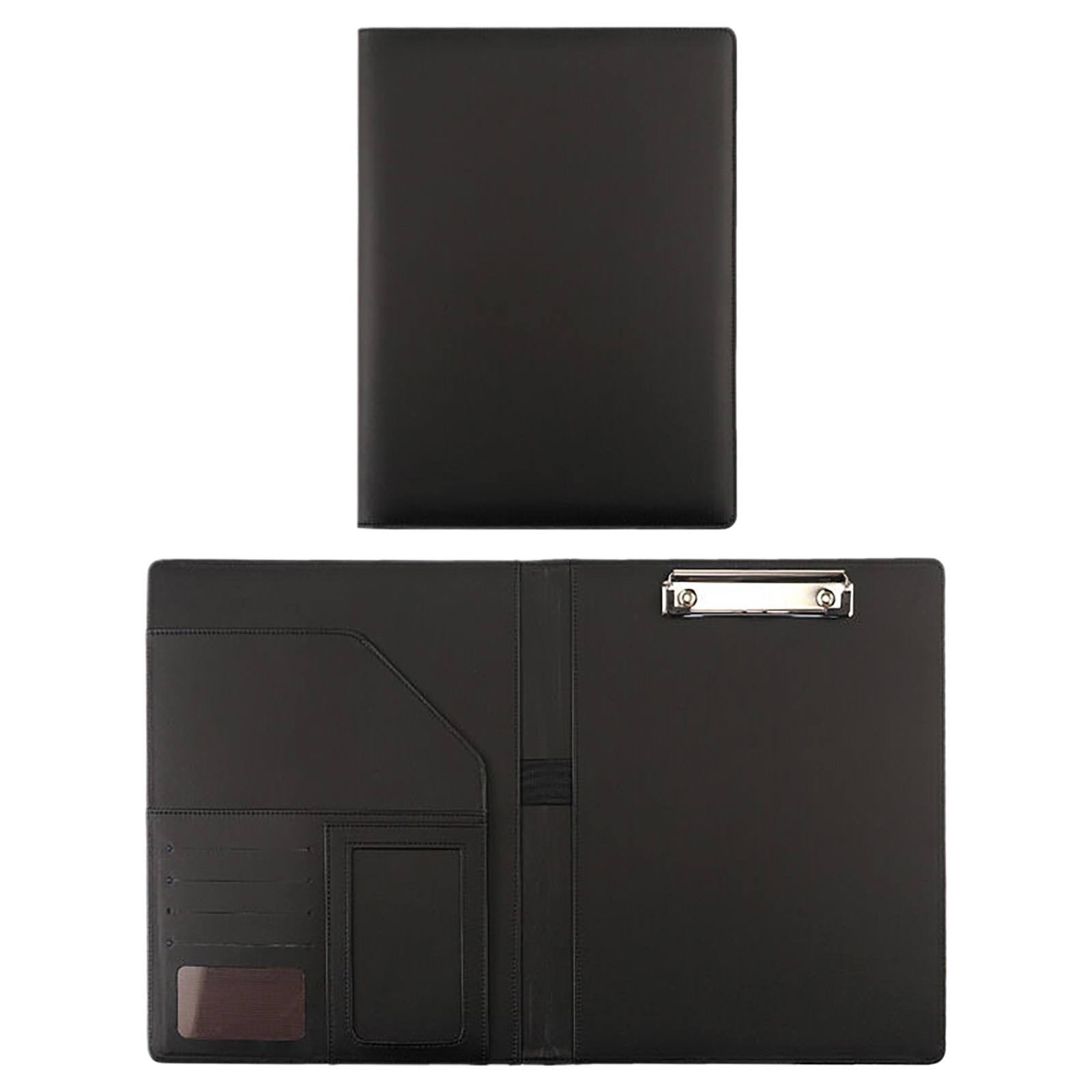 Expanding File Folder, Letter Size Filing Folder, Portfolio Folder with Calculator Faux Leather Padfolio with A4 Size... - Image 2