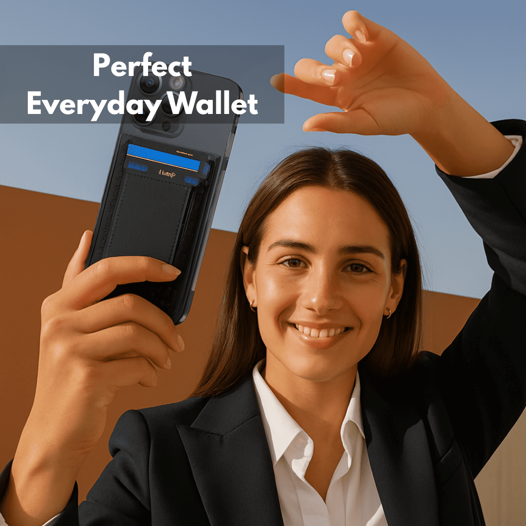 SU.Snap - Extra Slim Magnetic Wallet Compatible with MagSafe Covers and iPhone 17/16/15/14/13/12 Series, 6 Cards Hold... - Image 4