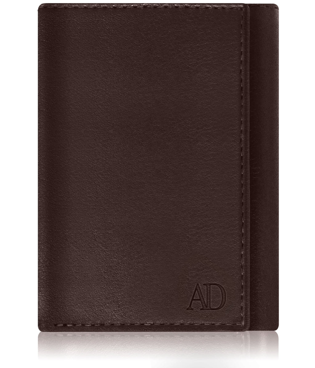 Genuine Leather Trifold Wallets For Men - Mens Wallet With 2 Flip-Up ID Windows RFID Blocking Gifts For Men - Image 3