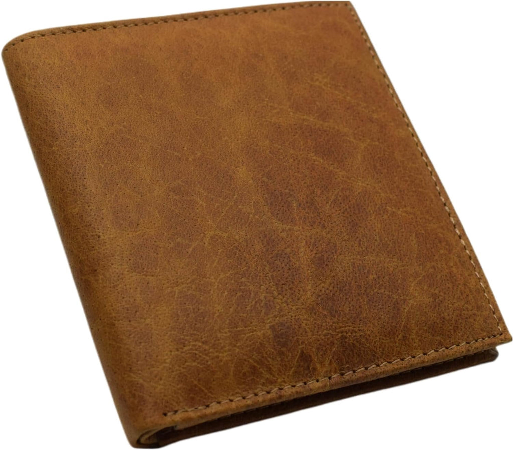 Bifold Hipster Credit Card Wallet RFID Blocking Men's Cowhide Leather Wallet - Image 2