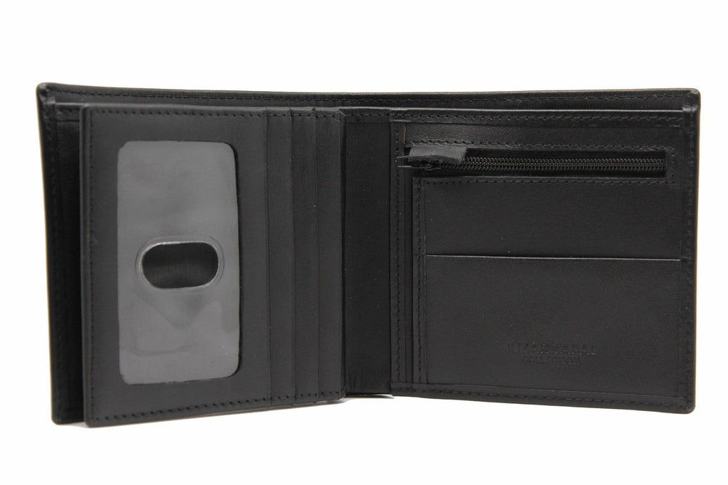 Euro Bifold Wallet for Men Genuine Soft Leather Handcrafted Hipster Wallet with Coin Pocket - Image 6