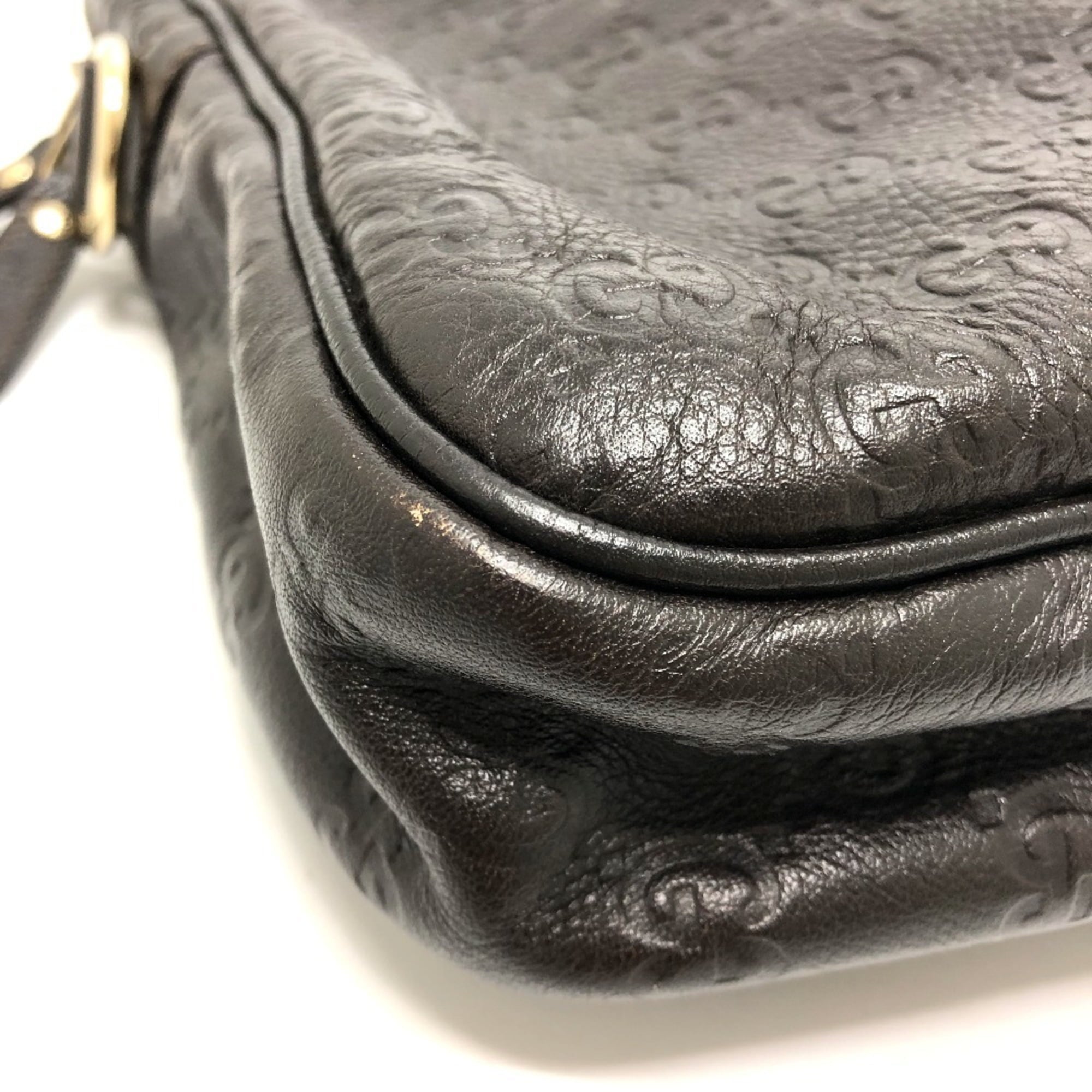 Pre-Owned 201480 Shima Line Handbag/Business Bag/Briefcase Leather Men's Brown (Good) - Image 4