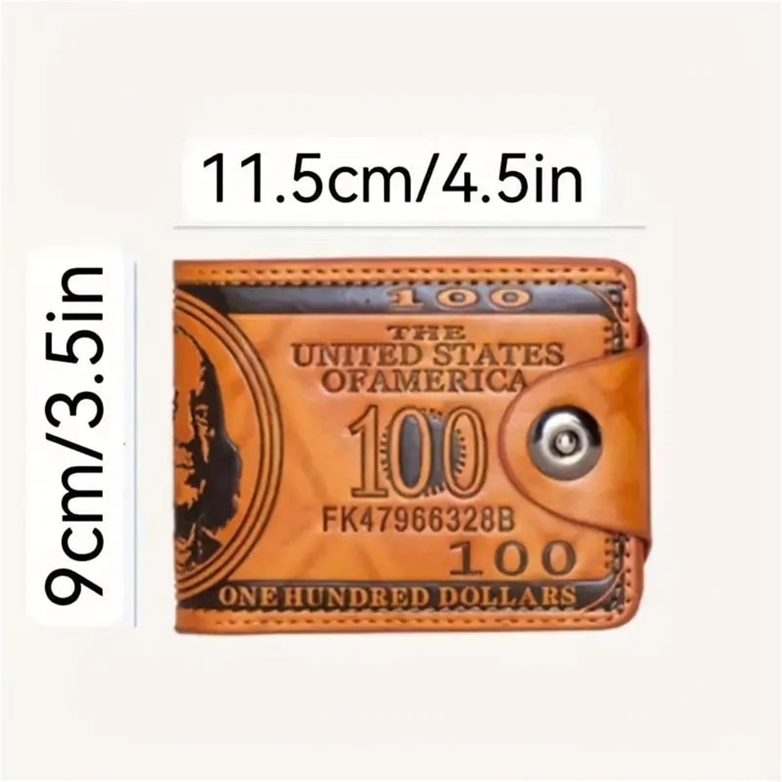 Vintage Style RFID Blocking Leather Wallet for Men - Slim Bifold with Multiple Card Slots, Zipper Coin Pocket, Snap Closure, Waterproof & Du - Image 2