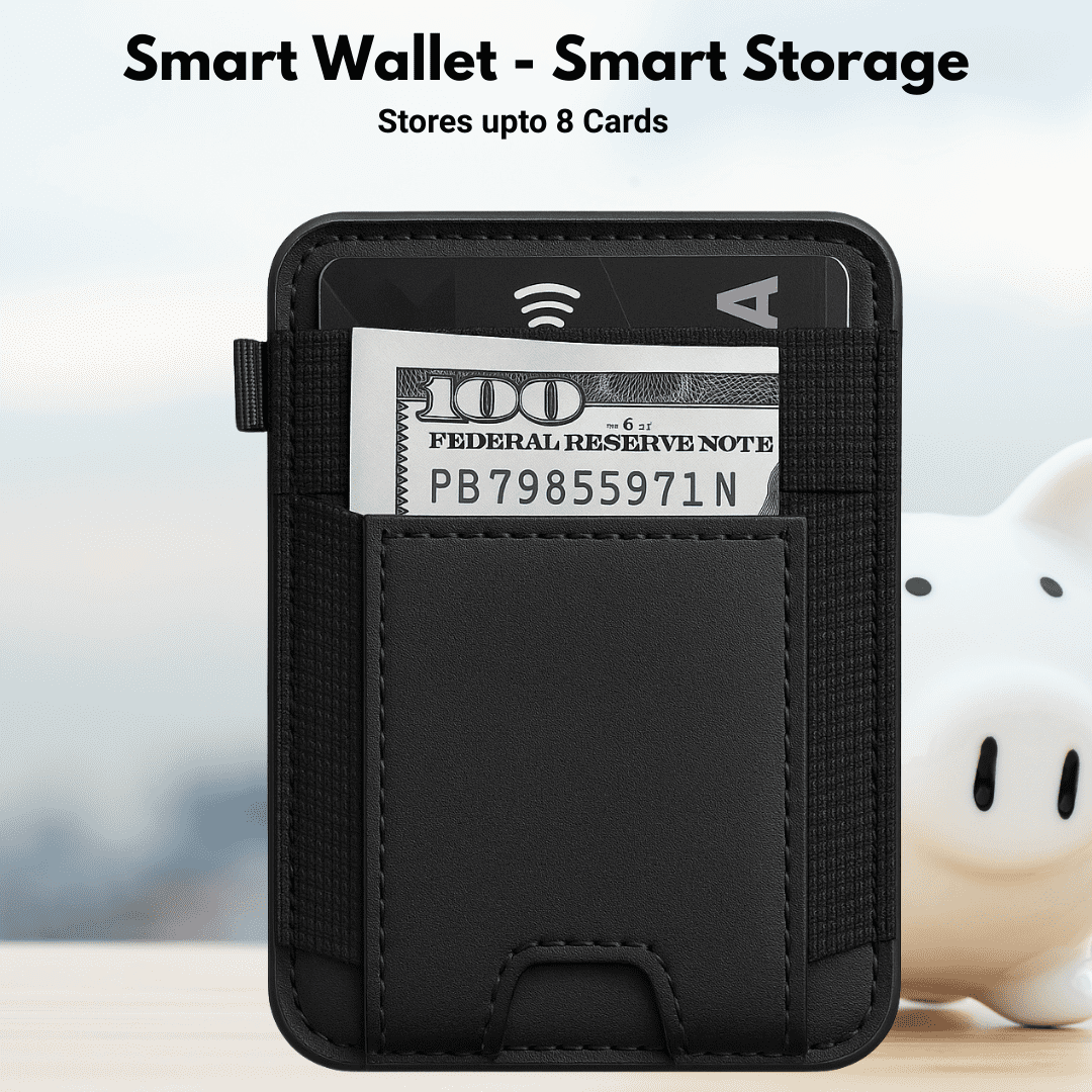 SU.Snap - Extra Slim Magnetic Wallet Compatible with MagSafe Covers and iPhone 17/16/15/14/13/12 Series, 6 Cards Hold... - Image 2