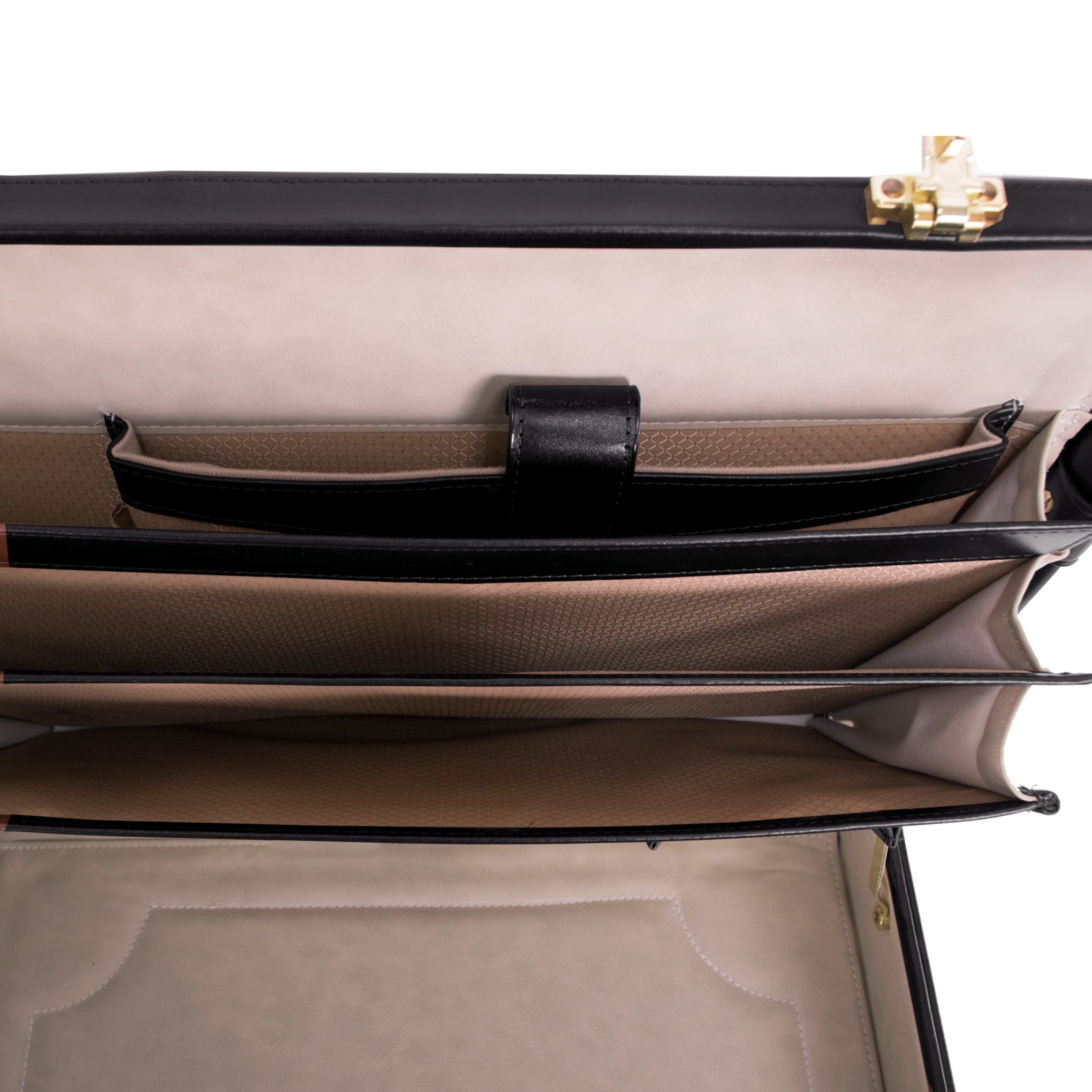 McKlein LAWSON, Attaché Briefcase, Top Grain Cowhide Leather, Black (80455) - Image 5