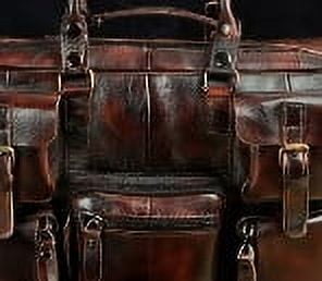 Briefcases For Men Original leather Men Handbag Business Briefcase Commercia Document Laptop Case Design Male Attache Portfolio Bag - Image 5