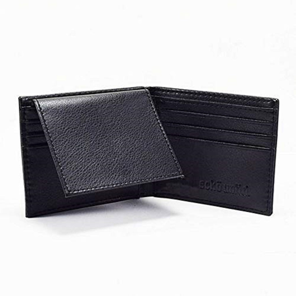 World Famous Rhino Adult Men Genuine Leather Black Wallets - Gift Boxed Keepsake Metal Box, Bi-Fold Wallet (Embossed Small Black Rhino) - Image 3