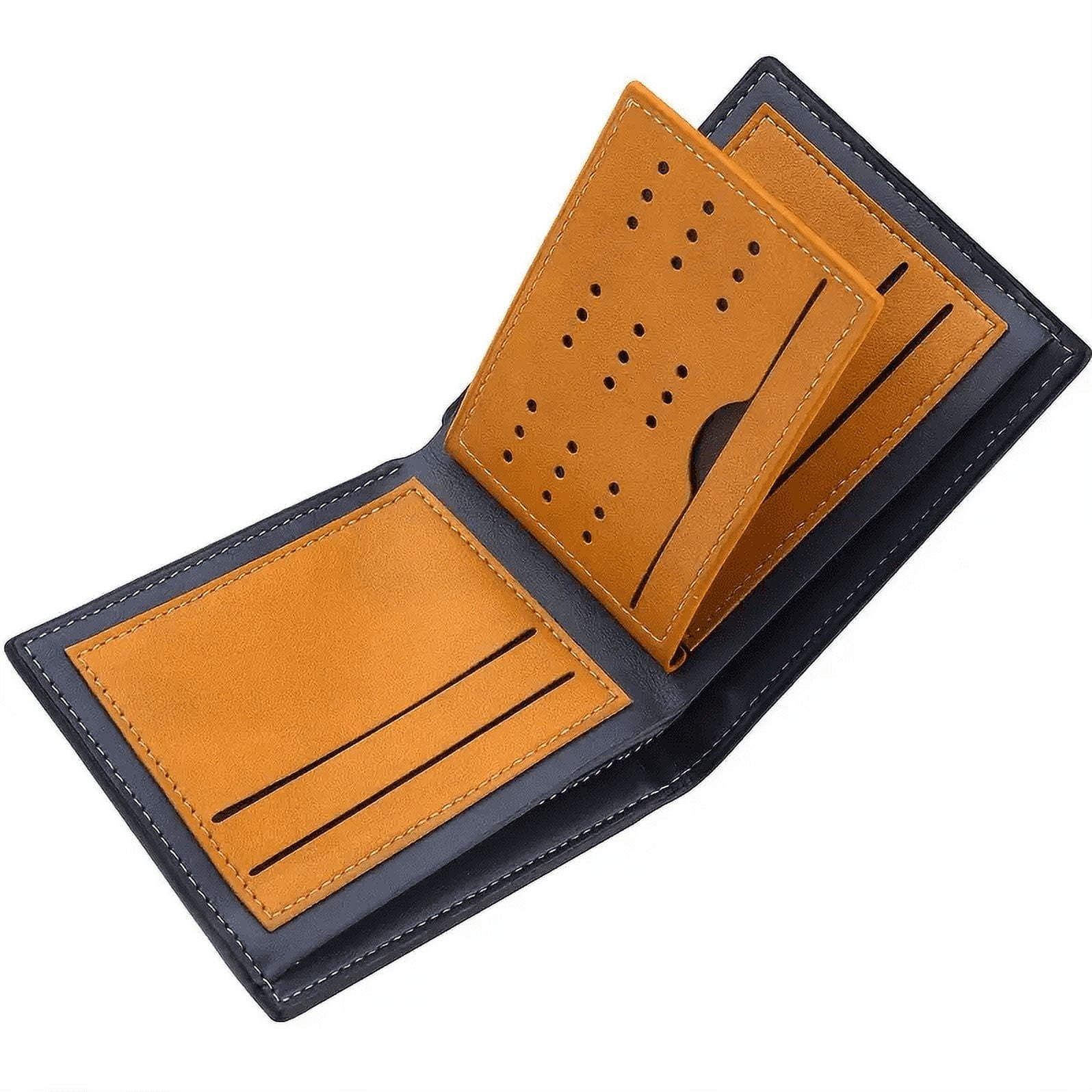 Buck/Deer Hunting Wallet for Men, Leather RFID Blocking Credit Card Holder, Mens Bifold Wallet - Image 4
