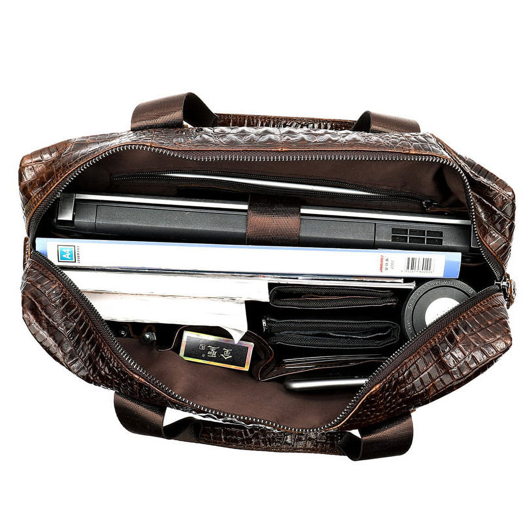 Men's Bag Genuine Leather Briefcase Bag for Men Laptop Bag Messenger Leather Bag Business Bag Document Bag Handbag - Image 2