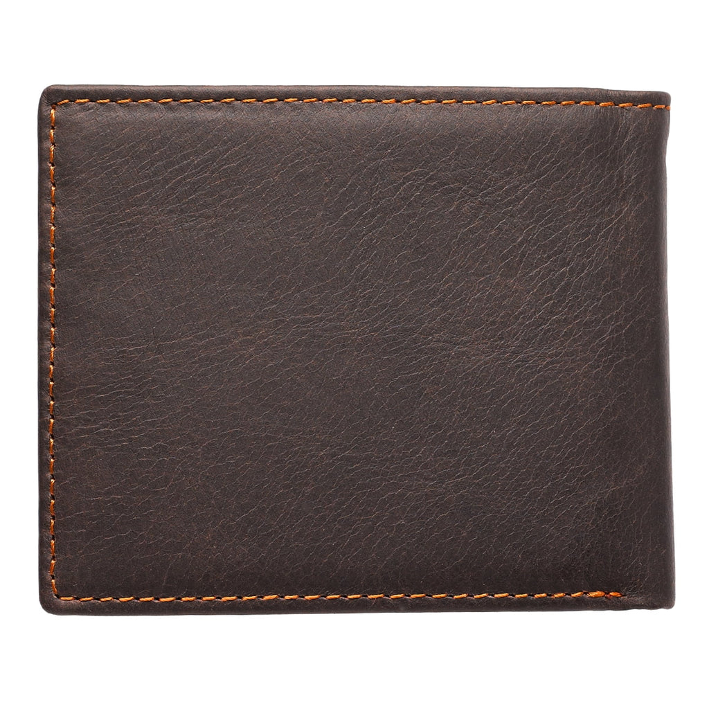 Genuine Leather Wallet for Men Wings Like Eagles Isaiah 40:31 Bible Verse Quality Classic Brown Leather Bifold Wallet... - Image 2