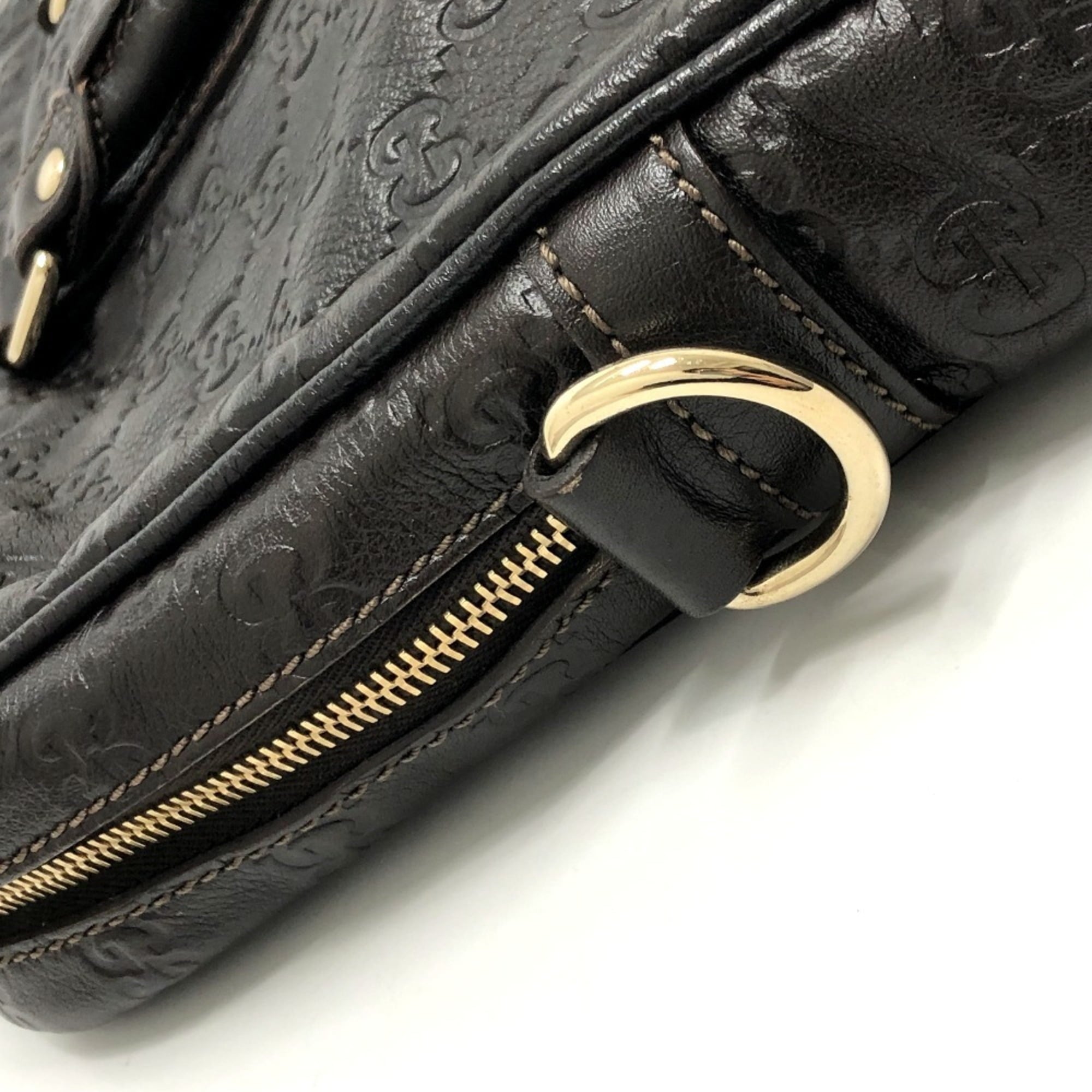 Pre-Owned 201480 Shima Line Handbag/Business Bag/Briefcase Leather Men's Brown (Good) - Image 6