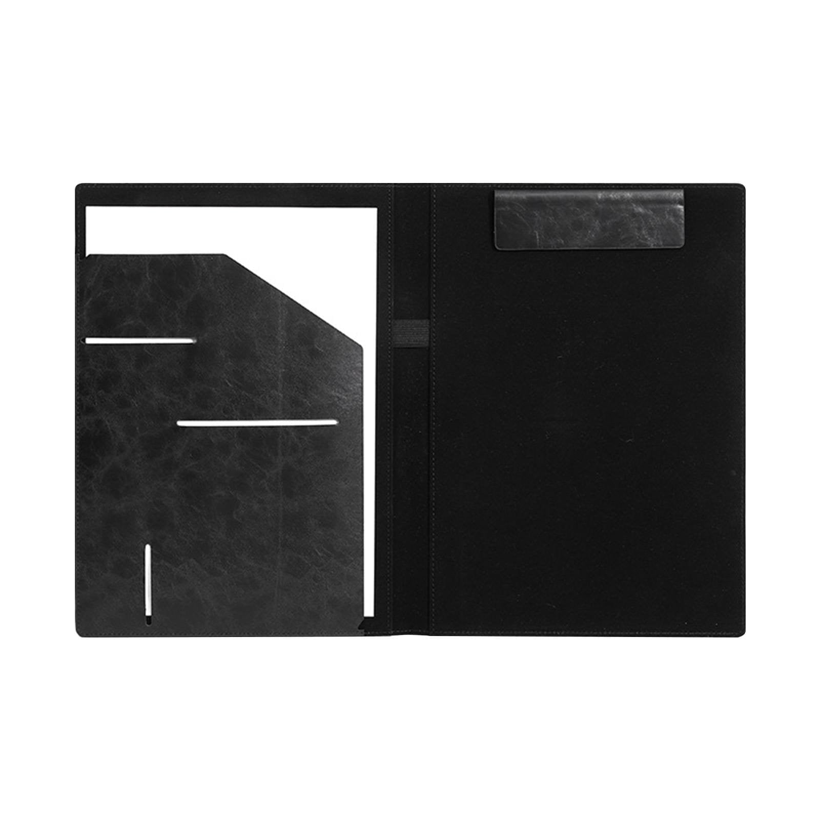 Professional Padfolio Binder with Clipboard, A4 Size Faux Leather Resume Portfolio Folder with Card Slot Design, Port... - Image 2