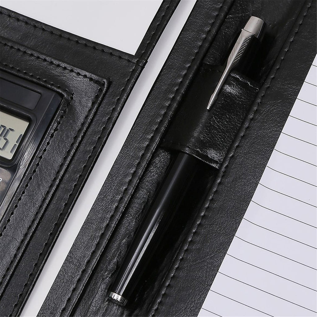 Professional Padfolio,Multi Function Faux Leather Portfolio Binder with Clipboard - Interview Resume Folder,Legal Document,Business Card Hol - Image 6