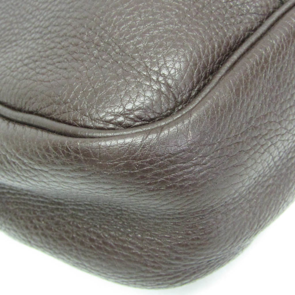 Pre-Owned Gucci Business Bag 231850 Men's Leather Briefcase,Shoulder Bag Dark Brown (Good) - Image 4
