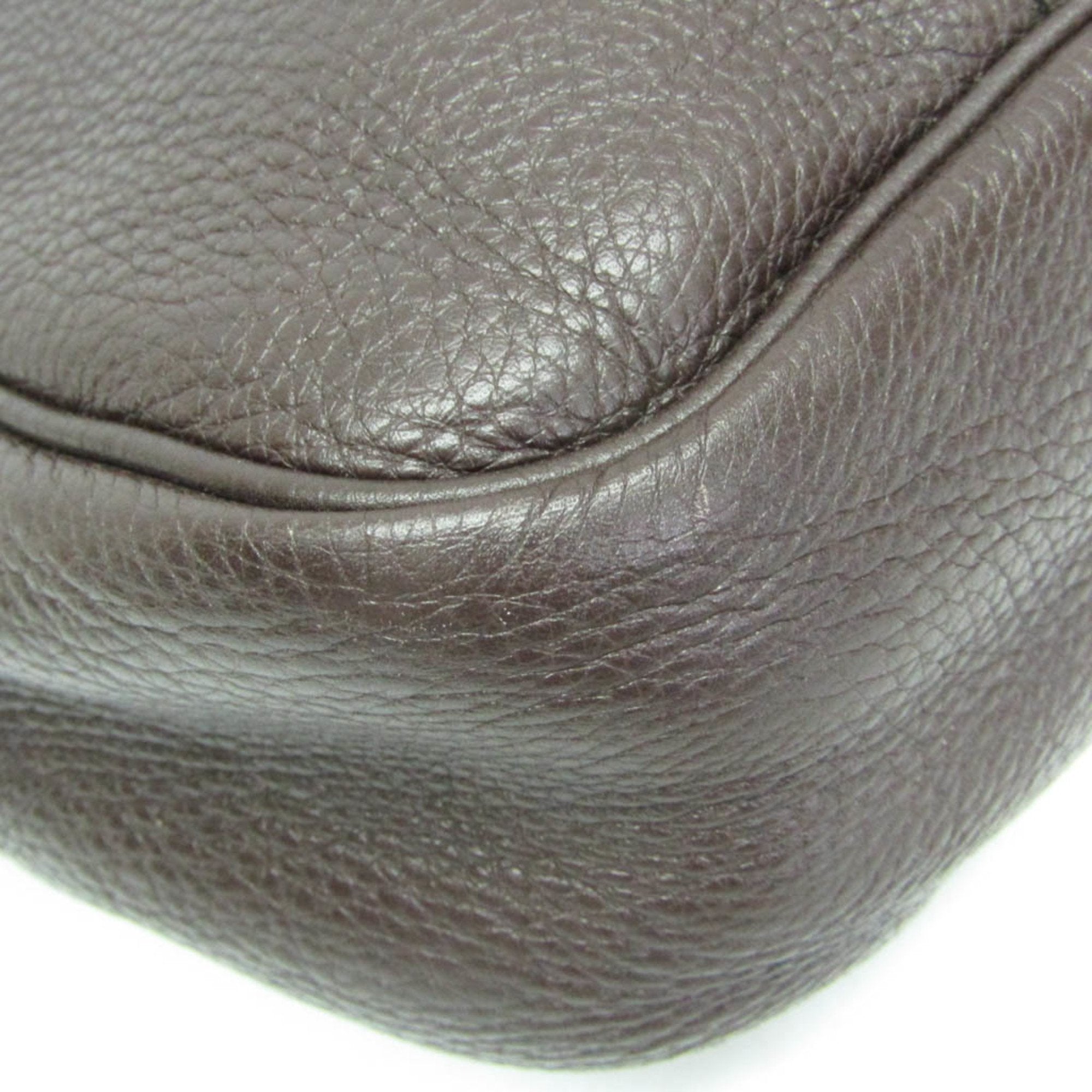 Pre-Owned Gucci Business Bag 231850 Men's Leather Briefcase,Shoulder Bag Dark Brown (Good) - Image 4