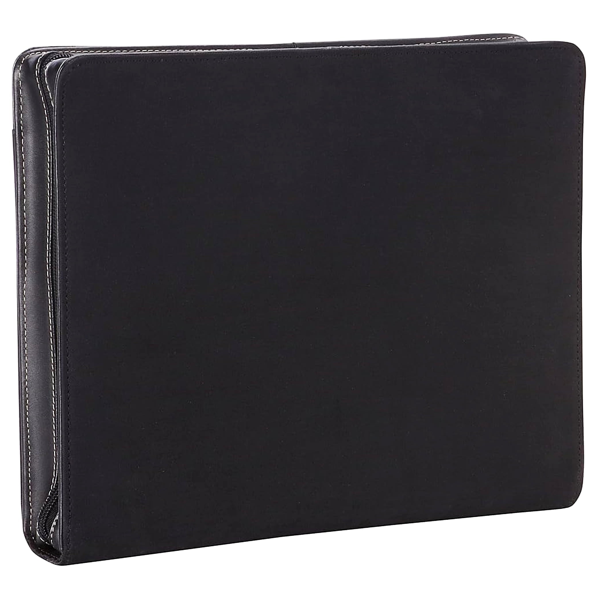 BLACK BELLINO LEATHER ZIP-AROUND PADFOLIO - Image 2