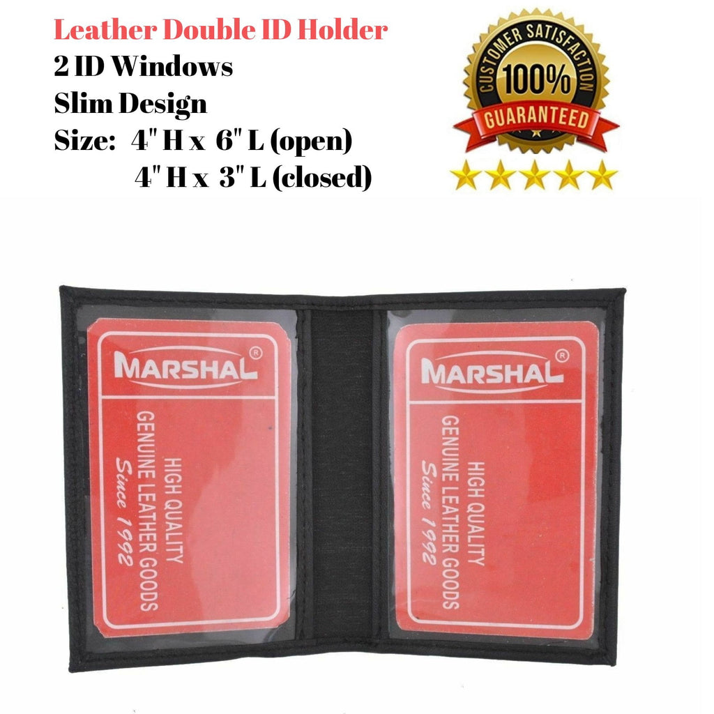 Slim Thin Leather Credit Card ID Mini Wallet Holder Bifold Driver's License Safe - Image 2