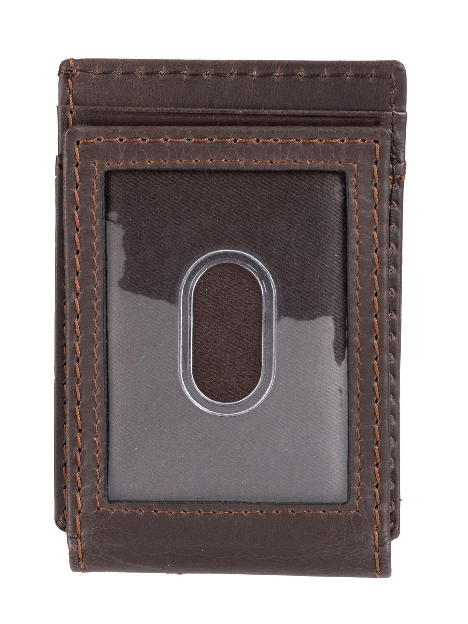 Men's RFID Leather Magnetic Front Pocket Wallet - Image 2