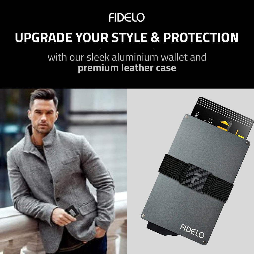 Minimalist Wallet for Men - Slim Credit Card Holder RFID Mens - Image 4