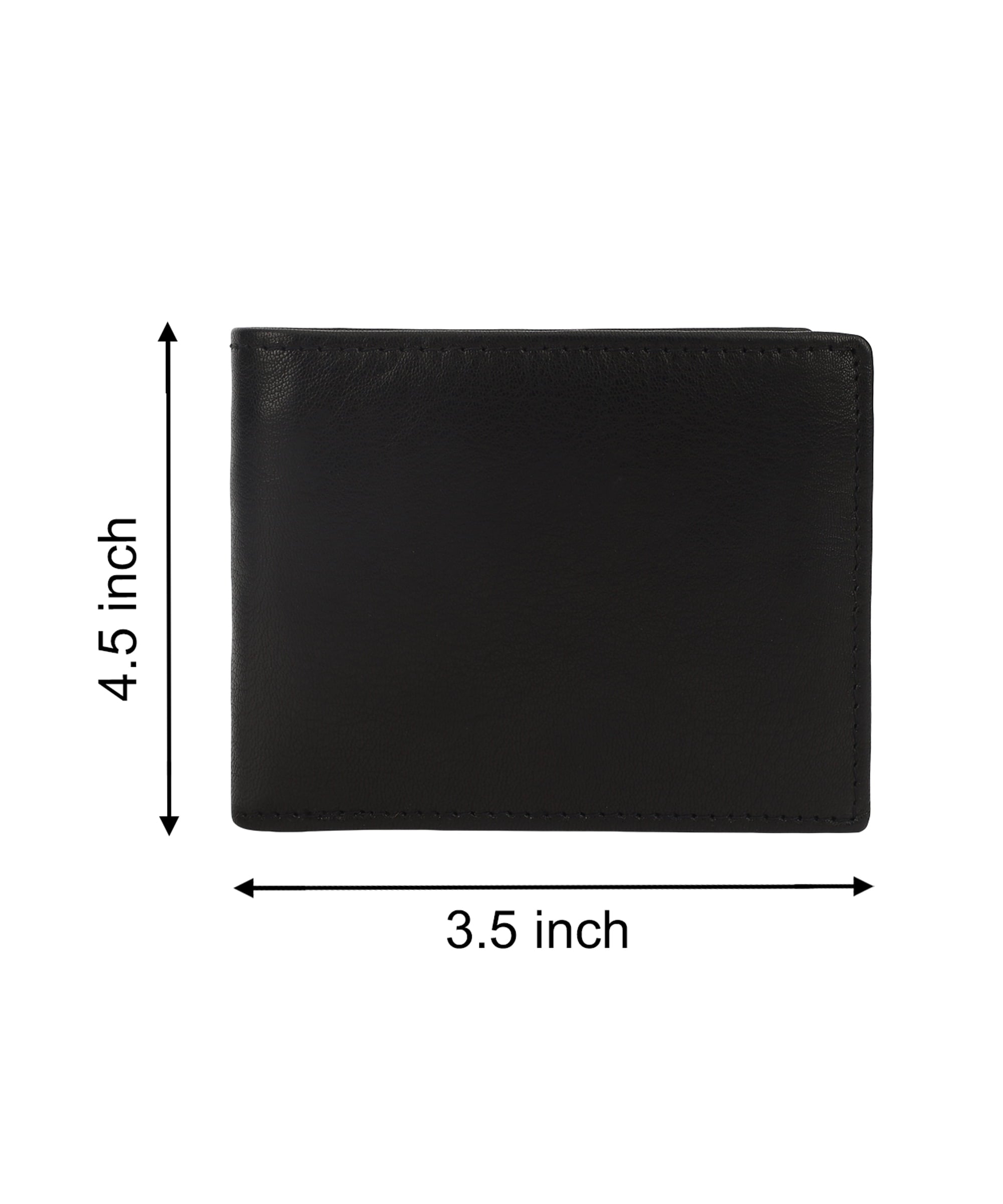 Genuine Leather Minimalist Bifold Wallets For Men RFID Blocking Slim Mens Wallet - Image 5