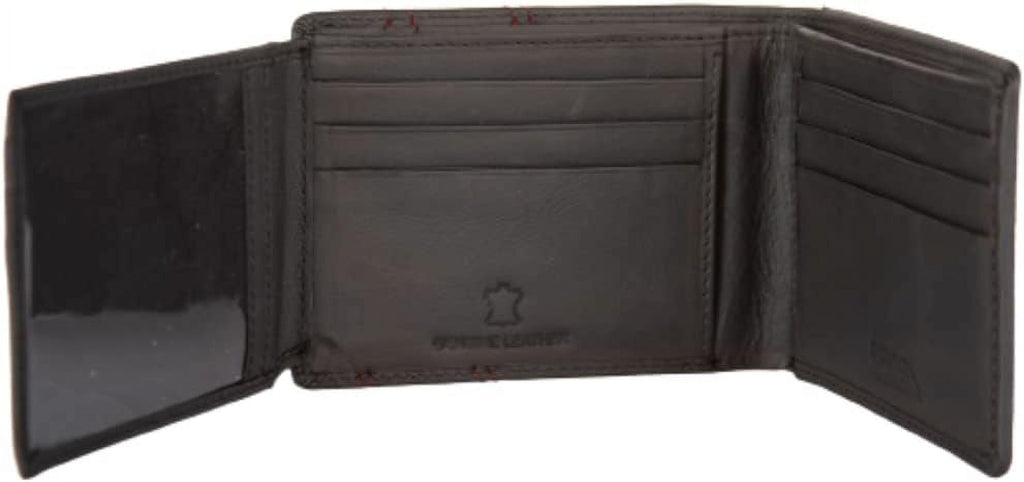 Wallet for Men, Men's Wallets with 9 Card Slots Design, Two Large Slot for Money, Bifold RFID Blocking Card Holder Le... - Image 2