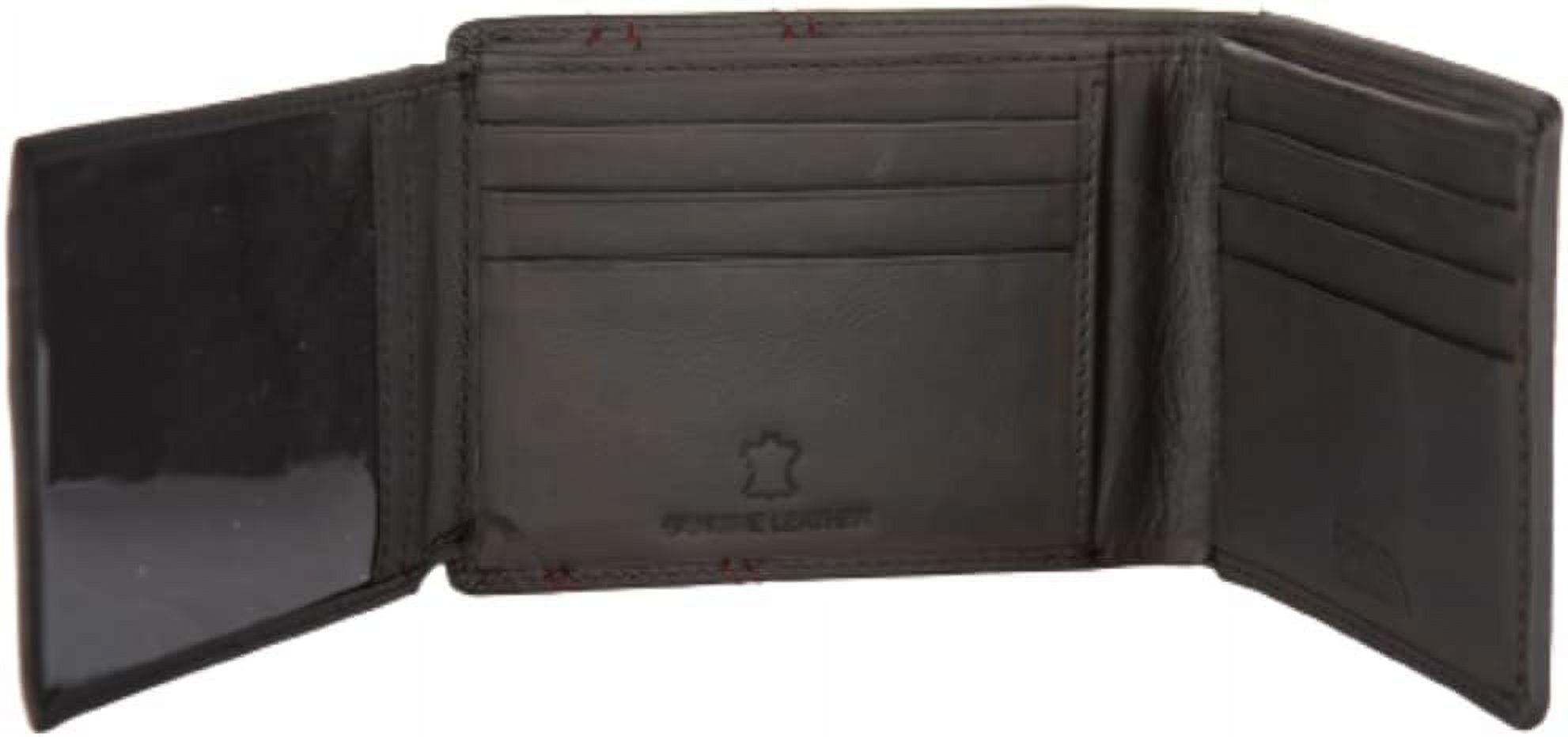 Wallet for Men, Men's Wallets with 9 Card Slots Design, Two Large Slot for Money, Bifold RFID Blocking Card Holder Le... - Image 2