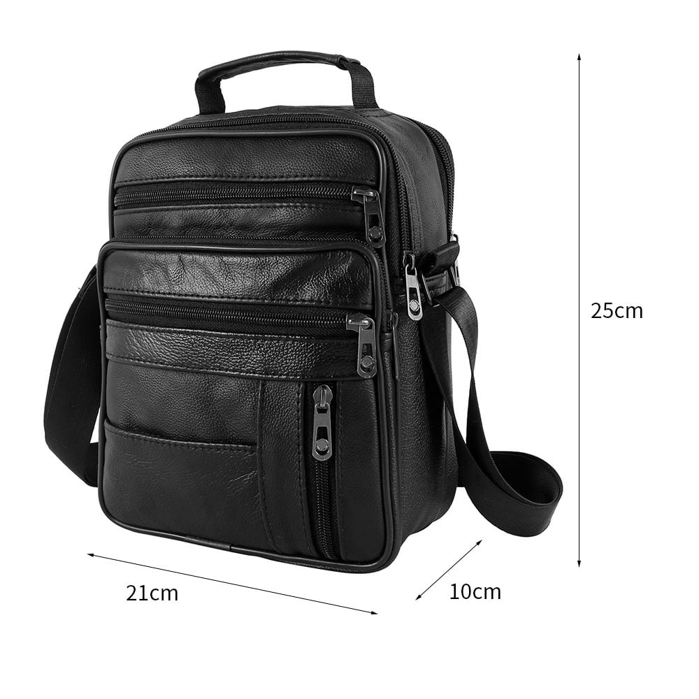 Men's Genuine Leather Handbag Shoulder Bag Fashion Cross Body Messenger Business,Men's leather messenger bag,briefcase,business satchel hand - Image 3