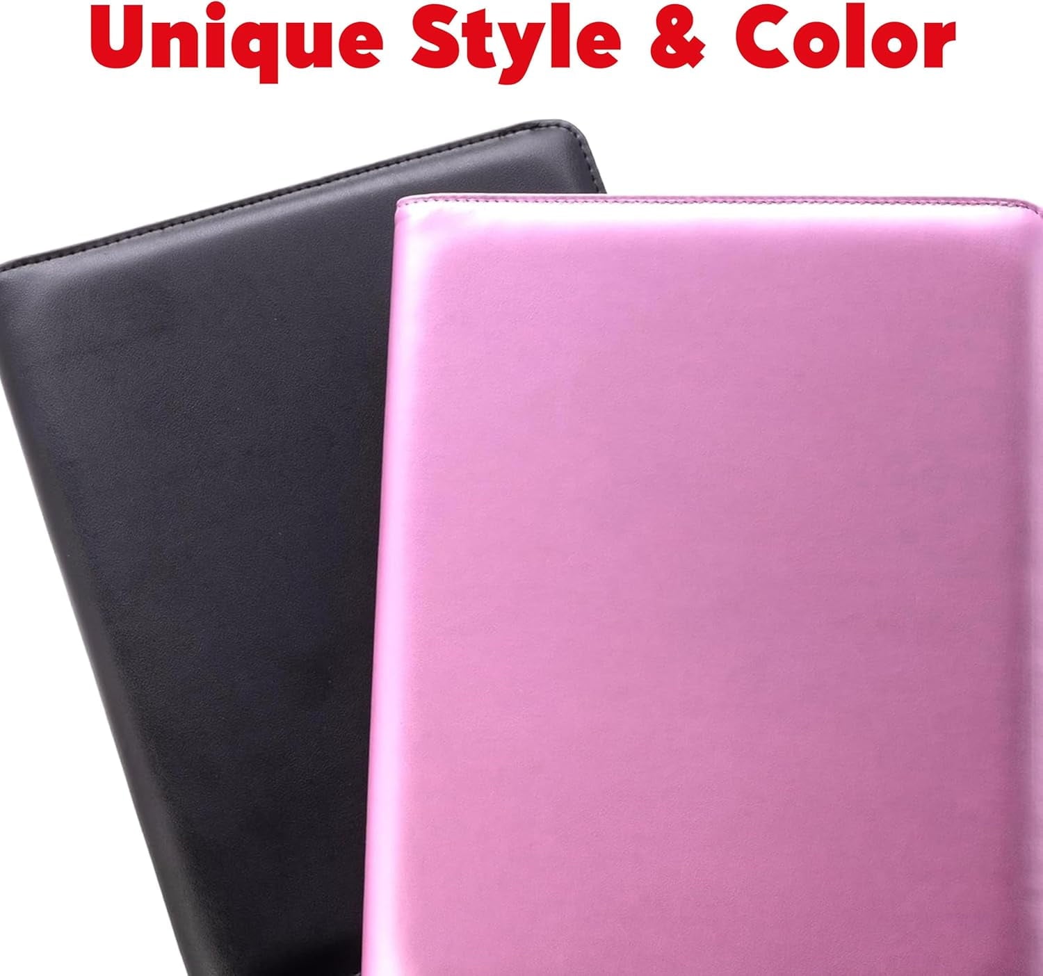 Business Meeting Padfolio | Professional Portfolio with Letter Size Writing Pad, PAD-39 Metallic Pink - Image 6